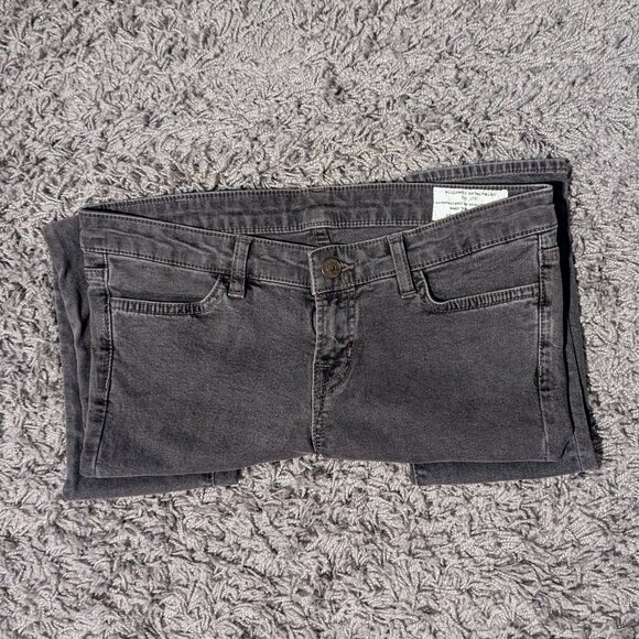 Allsaints Dark Grey Tex Ashby Skinny Jeans size 29 - Picture 1 of 10